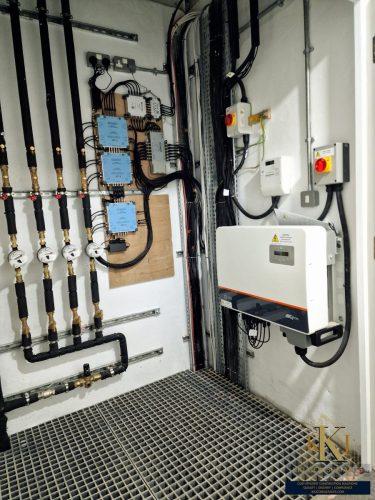 Mains electrical connections, gas installations, plumbing system installation, and piping work by KKJ Consultants